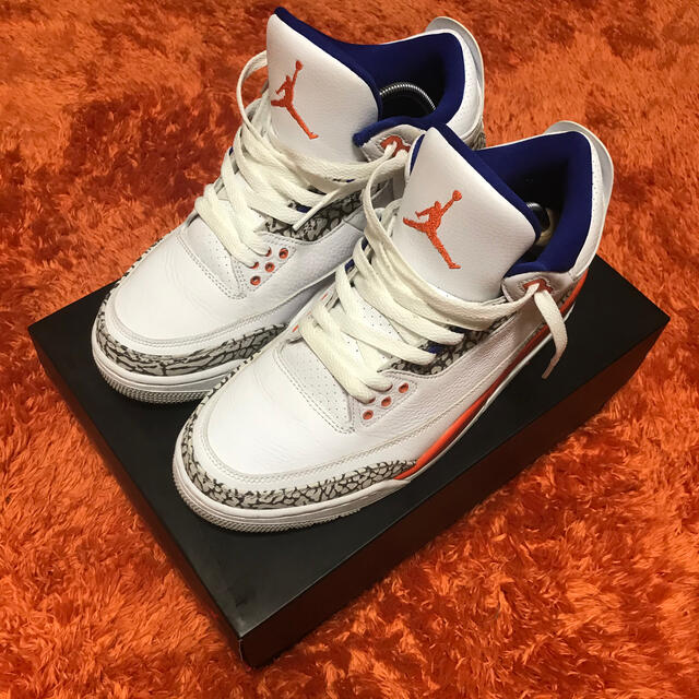 靴/シューズNIKE AIR JORDAN 3 RETRO “KNICKS RIVALS”