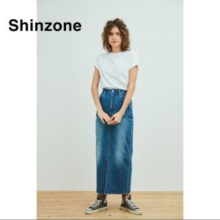 シンゾーン(Shinzone)のシンゾーン　デニムスカート(ロングスカート)