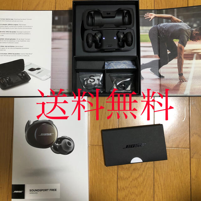 外形寸法BOSE  SOUNDSPORT’FREE ワイヤレスイヤホン