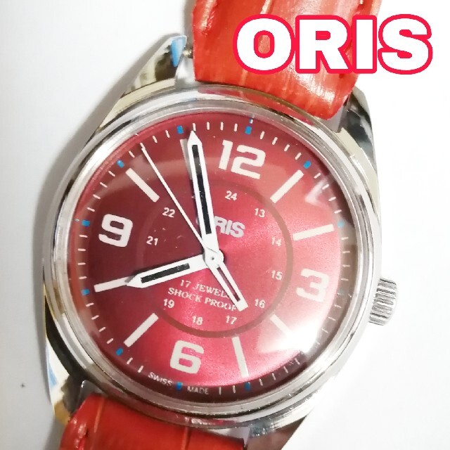 週末値下　動作品　オリス　ORIS　メンズ　腕時計　ビンテージ　機械式　手巻き