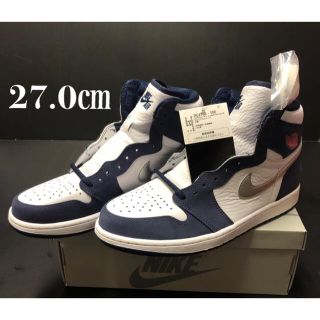 ナイキ(NIKE)のNIKE AIR JORDAN 1 OG CO.JP MIDNIGHT NAVY(スニーカー)