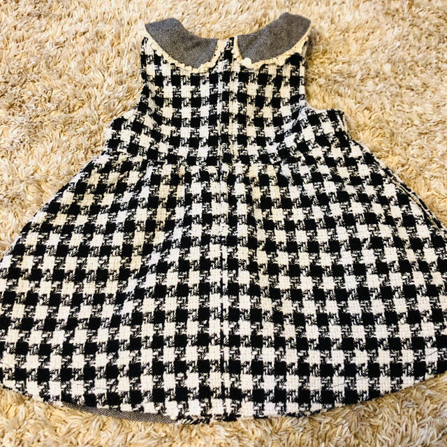 Souris(スーリー)のペッパピッグ様専用　80㎝　スーリーワンピース キッズ/ベビー/マタニティのベビー服(~85cm)(ワンピース)の商品写真