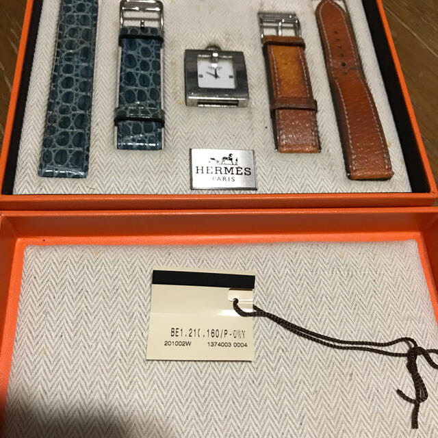 Hermes(エルメス)のエルメスクォーツ替えベルト付き レディースのファッション小物(腕時計)の商品写真