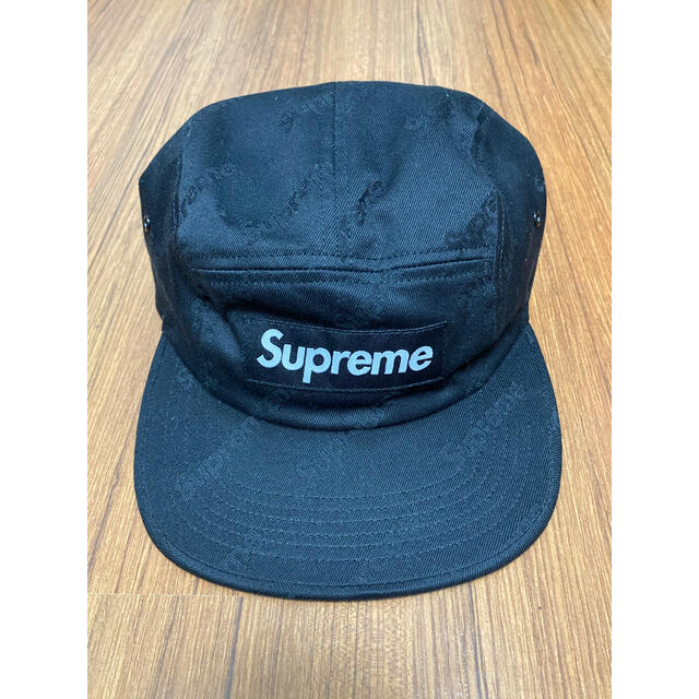 Supreme Jacquard Logos Twill Camp Cap