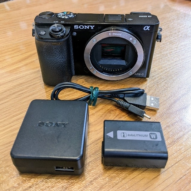 Sony α6000ボディ ILCE-6000 B 品 動作確認済