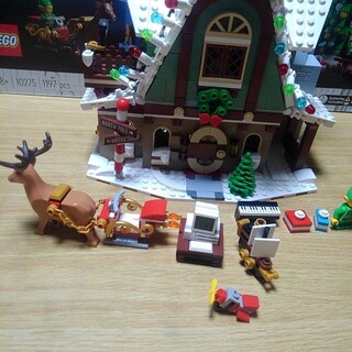 Lego - LEGO10275クリスマスウィンタービレッジエルフのクラブハウス１