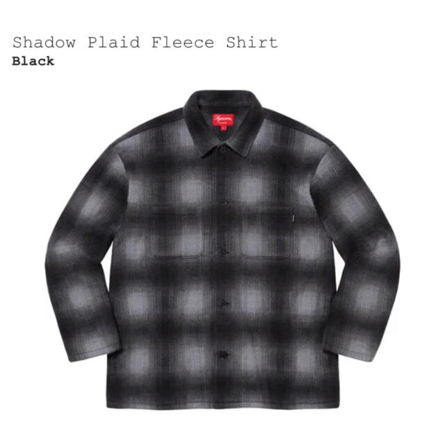 Supreme Shadow Plaid Fleece Shirt L