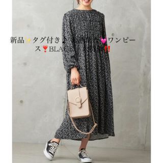 ナイスクラップ(NICE CLAUP)の新品✨タグ付き♪ お洒落な💓ワンピース❣️BLACK　大特価‼️(ロングワンピース/マキシワンピース)