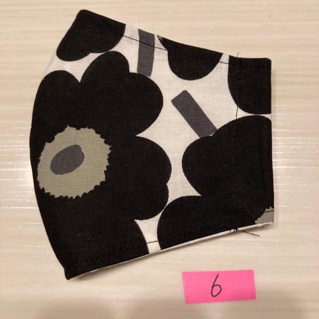 marimekko(マリメッコ)の立体　インナーマスク　ベージュ6 ハンドメイドのハンドメイド その他(その他)の商品写真