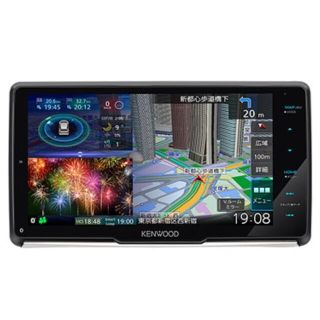 ケンウッド(KENWOOD)の彩速ナビ 9V型フローティングナビ 地デジ MDV-M907HDF(カーナビ/カーテレビ)