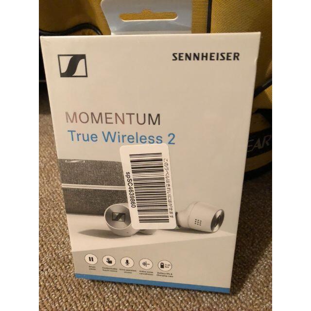 SENNHEISER(ゼンハイザー)のSENNHEISER MOMENTUM True Wireless 2（白） スマホ/家電/カメラのオーディオ機器(ヘッドフォン/イヤフォン)の商品写真