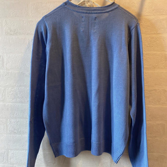 ehka sopo(エヘカソポ)のehka sopo  アクリル×綿 薄手のセーター ブルー レディースのトップス(ニット/セーター)の商品写真