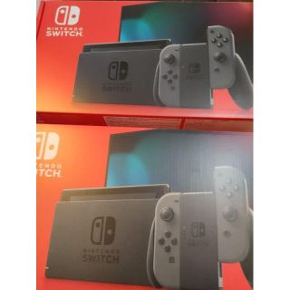 ニンテンドースイッチ(Nintendo Switch)の新品未使用　Nintendo Switch ニンテンドースイッチ 本体 グレー(家庭用ゲーム機本体)