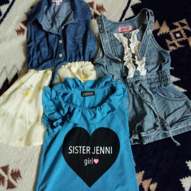 JENNI(ジェニィ)の３点セット100 キッズ/ベビー/マタニティのキッズ服女の子用(90cm~)(その他)の商品写真