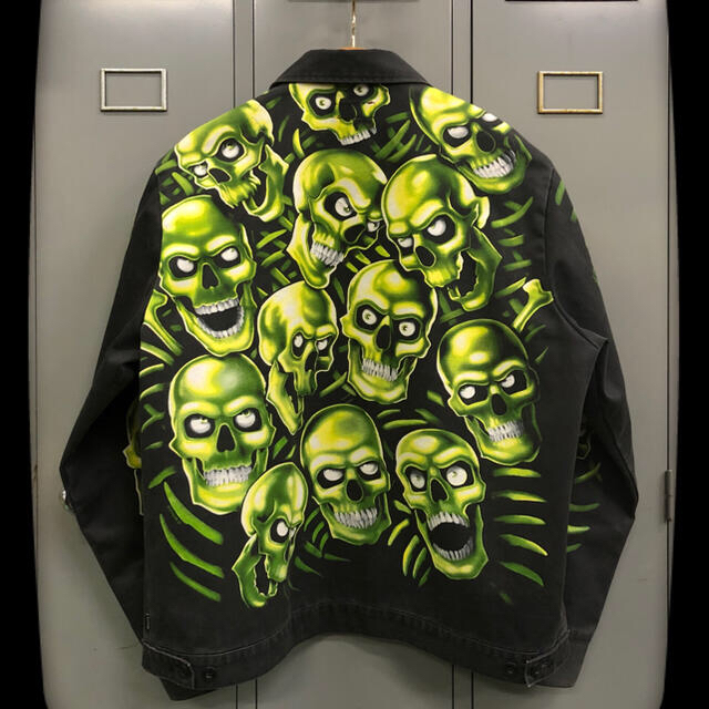 Supreme(シュプリーム)のSupreme Skull Pile Work Jacket メンズのジャケット/アウター(Gジャン/デニムジャケット)の商品写真
