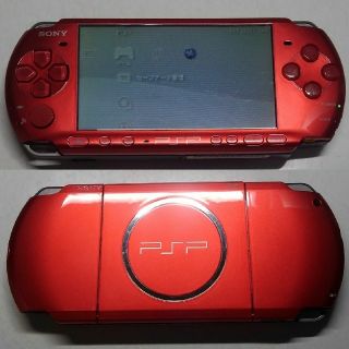 プレイステーションポータブル(PlayStation Portable)のPSP3000 ラディアント・レッド(携帯用ゲーム機本体)