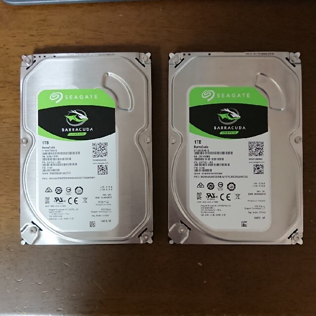 Seagate HDD 1tb 2つセット（バラ売り可）