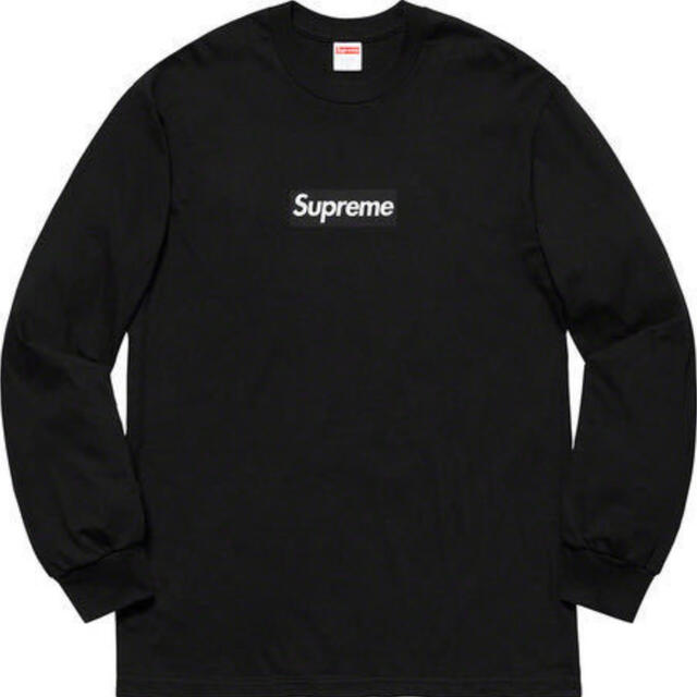 Supreme - XL Supreme BOX LOGO L/S Tee BLACK 黒 Tシャツ