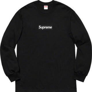 シュプリーム(Supreme)のXL Supreme BOX LOGO L/S Tee BLACK 黒 Tシャツ(Tシャツ/カットソー(七分/長袖))