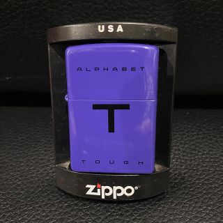 ジッポー(ZIPPO)の【ZIPPO】ALPHABET T TOUGH JT非売品 ジッポライター 美品(タバコグッズ)