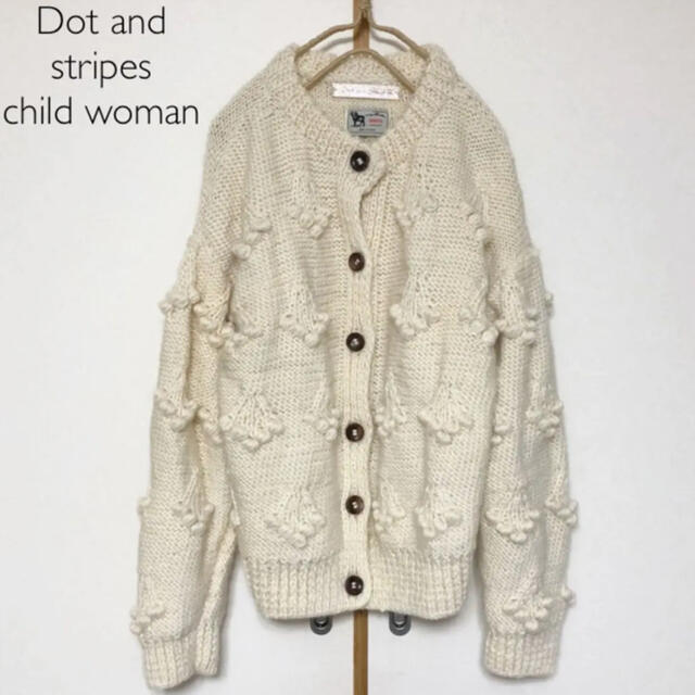 Dot and stripes child woman/ハンドメイドニット/F