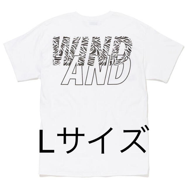 WIND AND SEA Tシャツ biotop限定　ゼブラ柄　Lサイズ