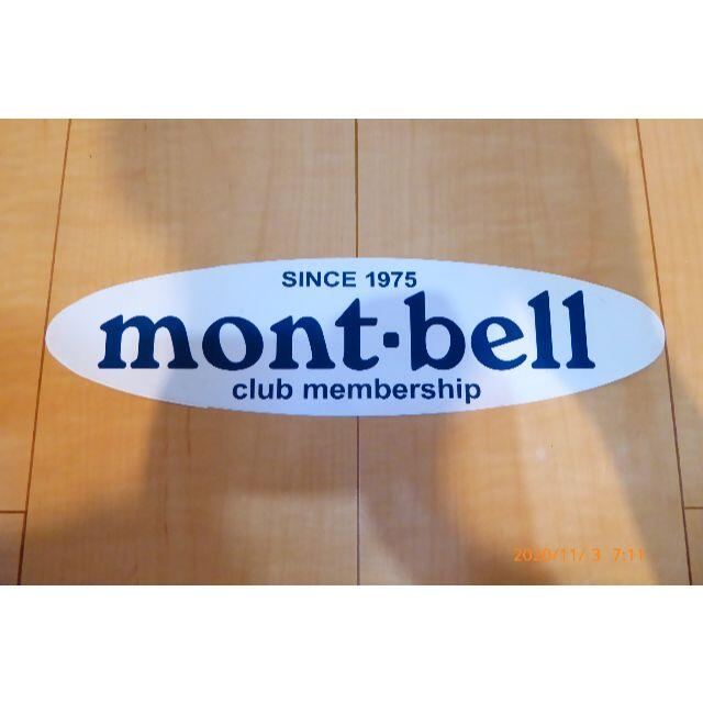 mont bell(モンベル)のモンベルステッカー（30✖8センチ） エンタメ/ホビーのコレクション(印刷物)の商品写真