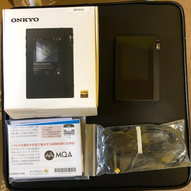 ONKYO(オンキヨー)のONKYO rubato DP-S1A(B) [16GB] スマホ/家電/カメラのオーディオ機器(ポータブルプレーヤー)の商品写真