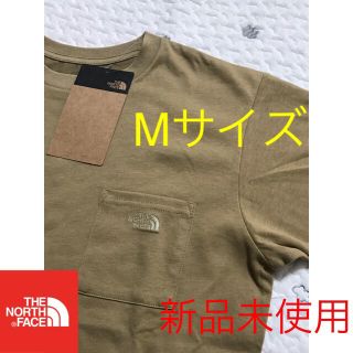 ザノースフェイス(THE NORTH FACE)の【新品】THE NORTH FACE ノースフェイス　Tシャツ　ベージュ　M(Tシャツ/カットソー(半袖/袖なし))