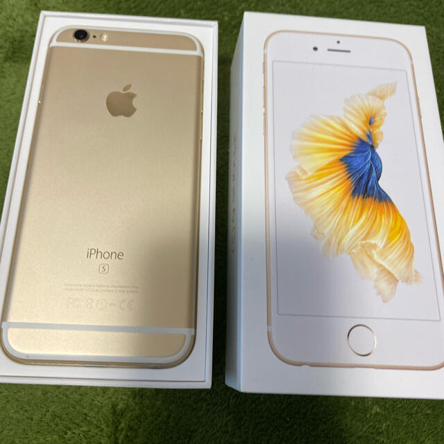 Softbank(ソフトバンク)のiPhone 6s Gold 16 GB SoftBank 美品 スマホ/家電/カメラのスマートフォン/携帯電話(スマートフォン本体)の商品写真