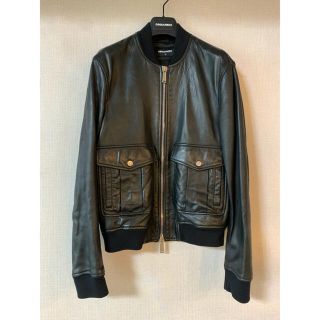 ディースクエアード(DSQUARED2)のDsquared2 レザージャケット　44 美品　1日限定セール(レザージャケット)