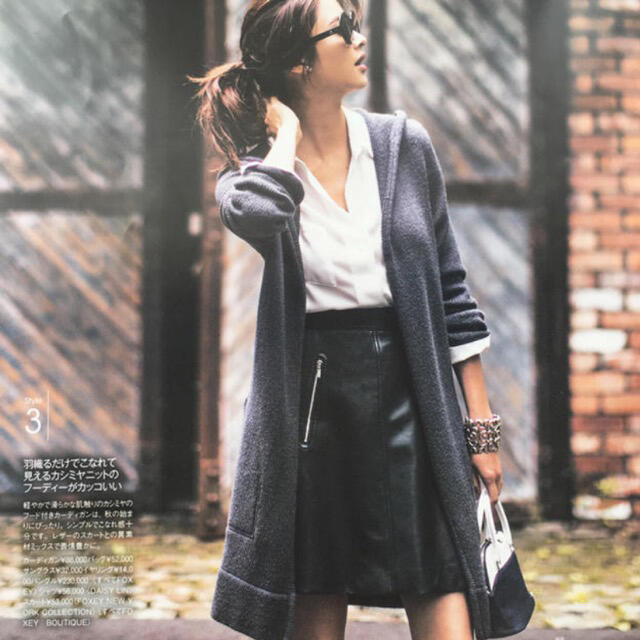 美品】FOXEY フォクシー カシミヤ100% ロング カーディガン