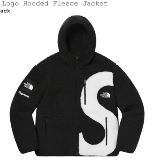 その他即日発送 Mサイズ　s logo hooded fleece jacket 黒