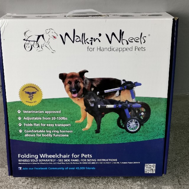 新品未使用品☆中大型犬用車椅子