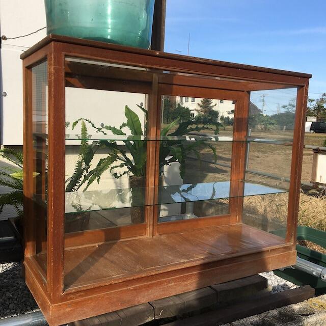 たばこ屋 ガラス ショーケース 骨董 古道具 ヴィンテージ 棚 たばこ屋 ガラス ショーケース 骨董 古道具 ヴィンテージ 棚