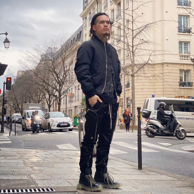 Yzerr着 リックオウエンス RICK OWENS ジップディティール 今ならほぼ