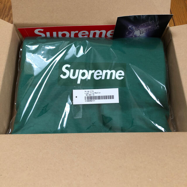 supreme box logo L/S teeメンズ