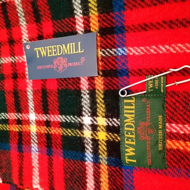 TWEEDMILL(ツイードミル)のツィードミル大判ストール新品未使用 ハンドメイドのファッション小物(マフラー/ストール)の商品写真