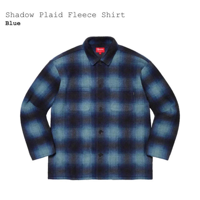 Supreme Shadow Plaid Fleece Shirt L