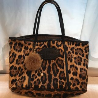 ドルチェアンドガッバーナ(DOLCE&GABBANA)の美品！DOLCE & GABBANA ヒョウ柄　トート (トートバッグ)