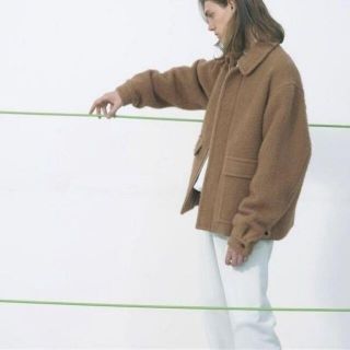 COMOLI - AURALEE 19AW ベビーキャメル ブルゾン BABY CAMEL 