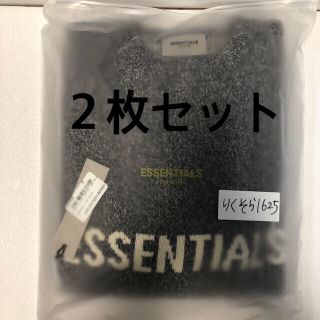 フィアオブゴッド(FEAR OF GOD)の20SS ESSENTIALS KNIT SWEATER  灰色・黒 ２枚セット(ニット/セーター)