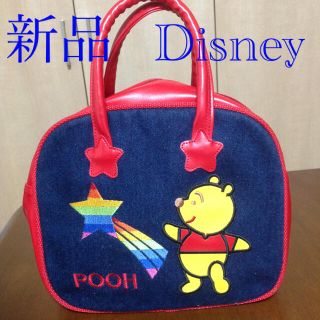 ディズニー(Disney)の[新品]Disney Poohさん　手提げバッグ　子供用カバン(トートバッグ)