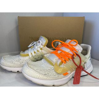 オフホワイト(OFF-WHITE)のNIKE OFF-WHITE The 10 エアプレスト オフホワイト(スニーカー)