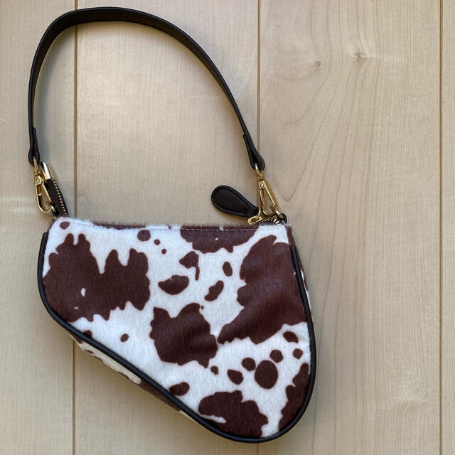 数回使用 美品 searoomlynn PIPING COW BAG カウバッグ SeaRoomlynn PIPING BAG cow