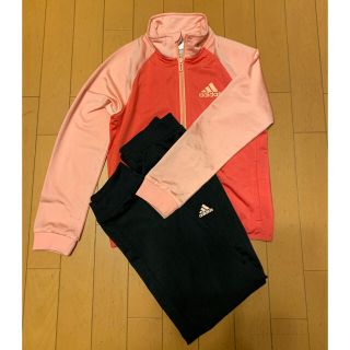 アディダス(adidas)のMR 様　専用！adidas ジャージ上下　ピンク　女児　140(ウェア)