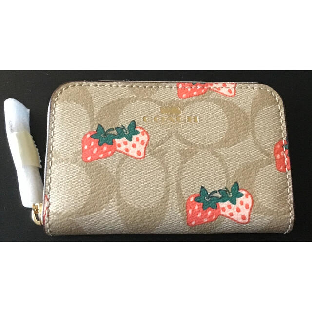 COACH COACHイチゴ いちご ストロベリー柄 コイン カードケース
