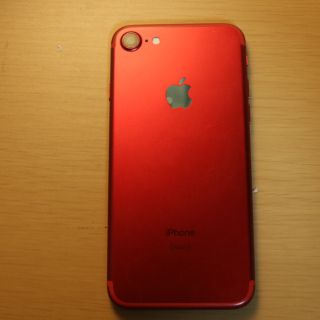 アイフォーン(iPhone)のiPhone 7 本体 Red 128 GB docomo simフリー希望可能(スマートフォン本体)