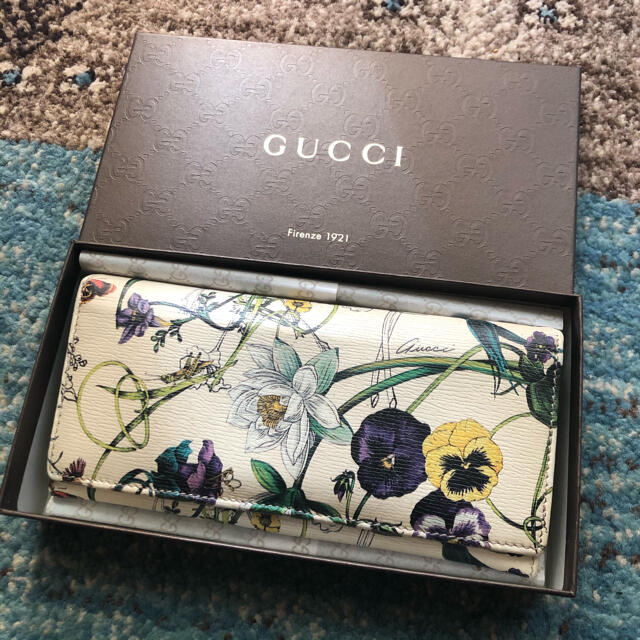 GUCCI グッチ フローラ 長財布-