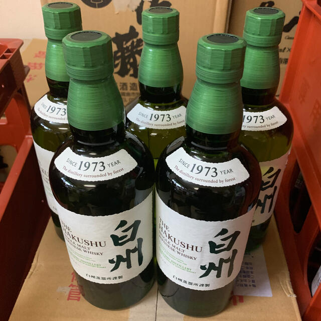 サントリーシングルモルトウィスキー白州700ml 5本セット 【誠実